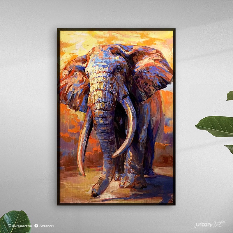 Tableau décoratif D'éléphant