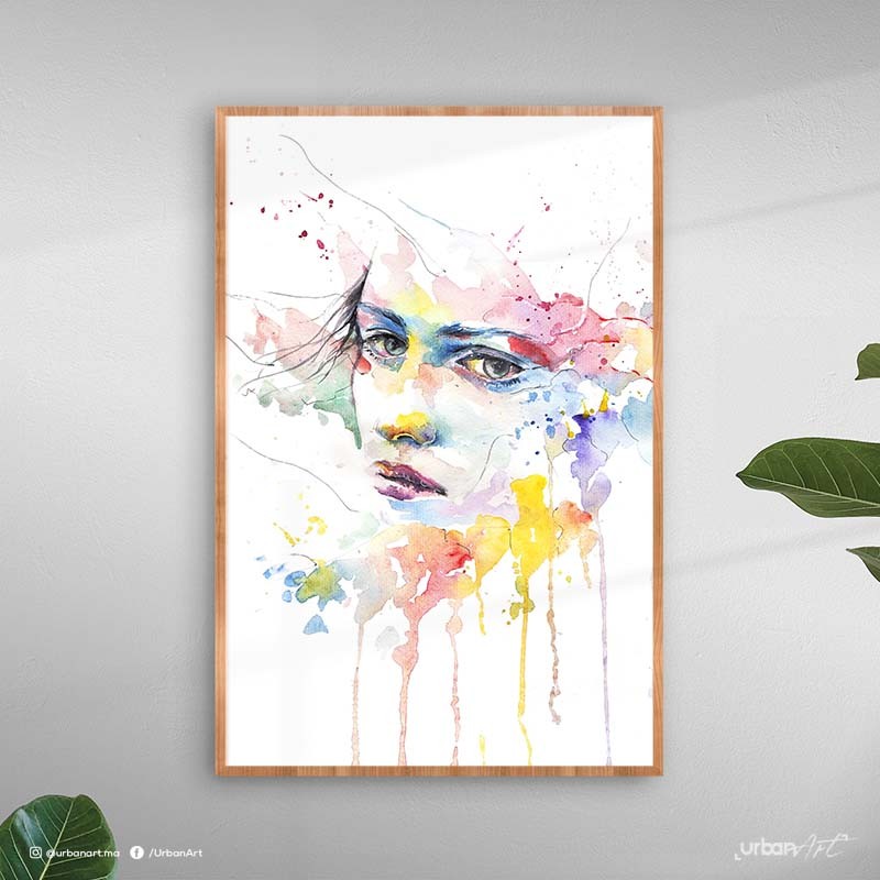 Tableau décoratif Regard Triste