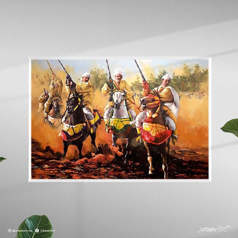 Tableau décoratif Fantasia Marocaine