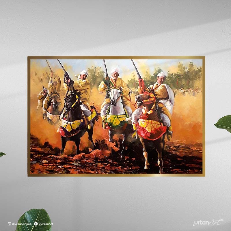 Tableau décoratif Fantasia Marocaine