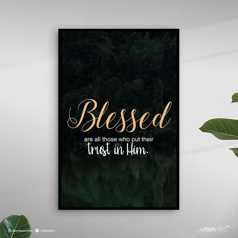 Tableau décoratif Blessed