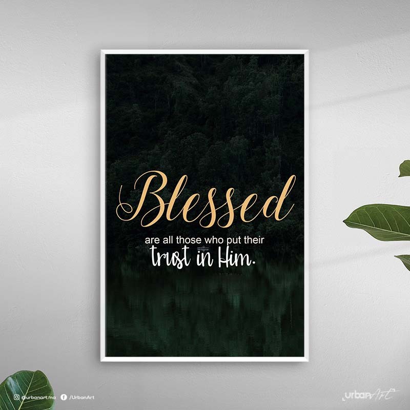 Tableau décoratif Blessed