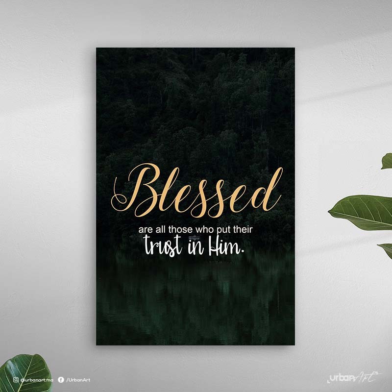 Tableau décoratif Blessed
