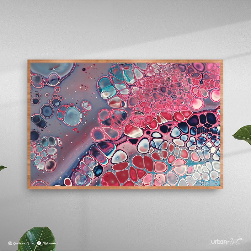 Tableau Abstrait Bubble aquarelle