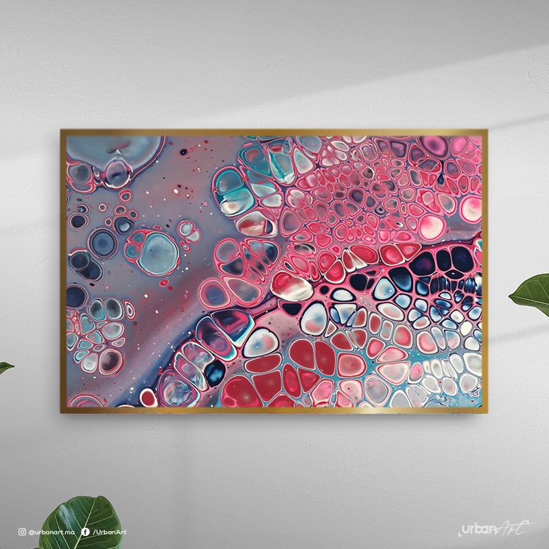 Tableau Abstrait Bubble aquarelle