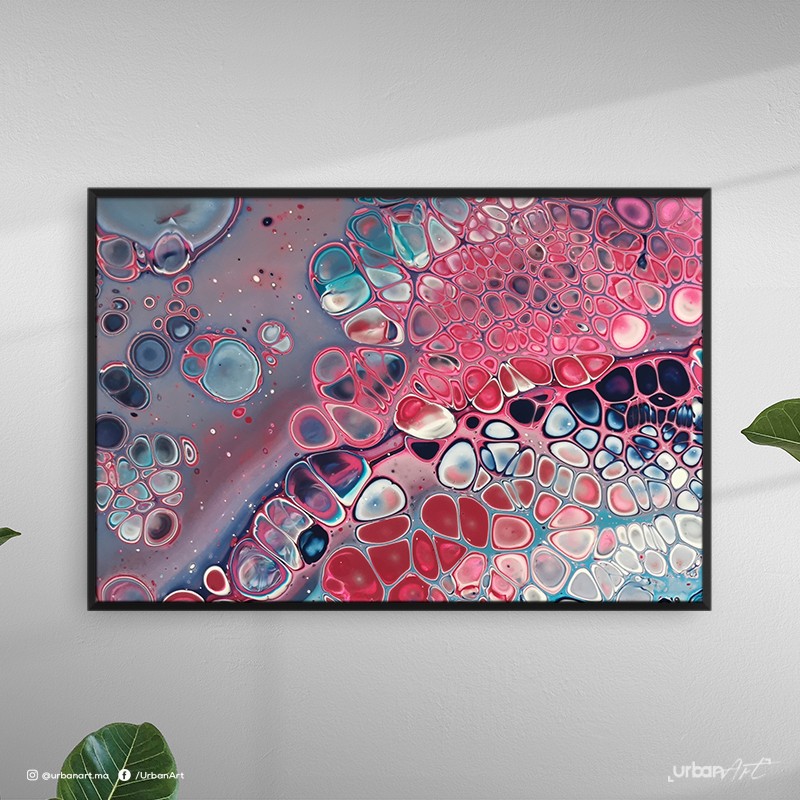 Tableau Abstrait Bubble aquarelle