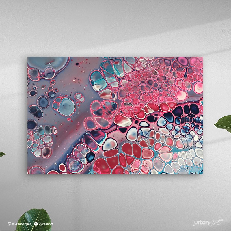Tableau Abstrait Bubble aquarelle