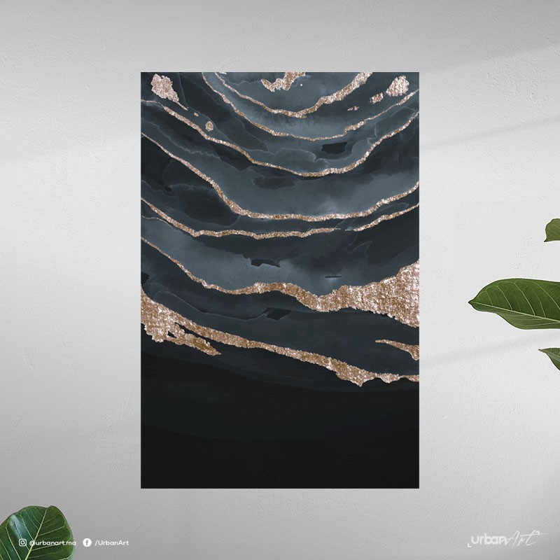 Tableau décoratif shimmering dark