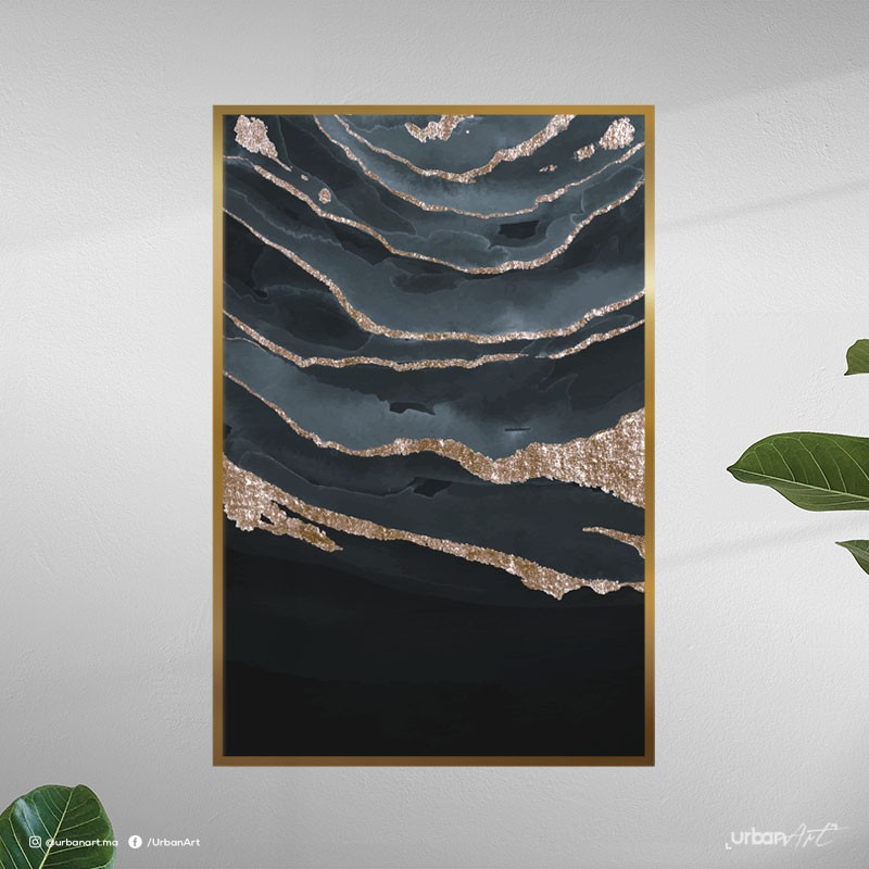 Tableau décoratif shimmering dark