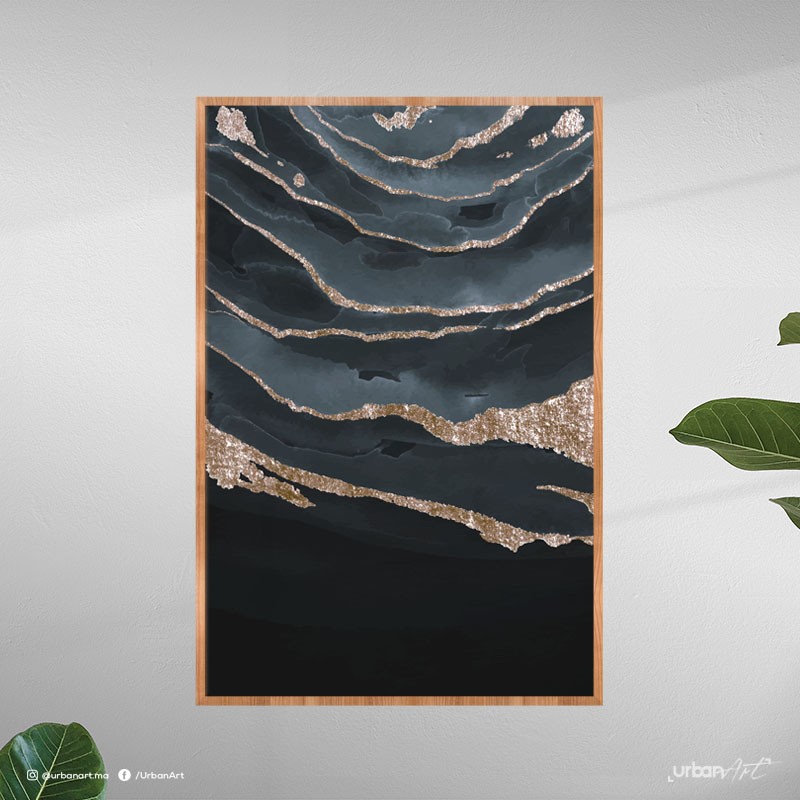 Tableau décoratif shimmering dark