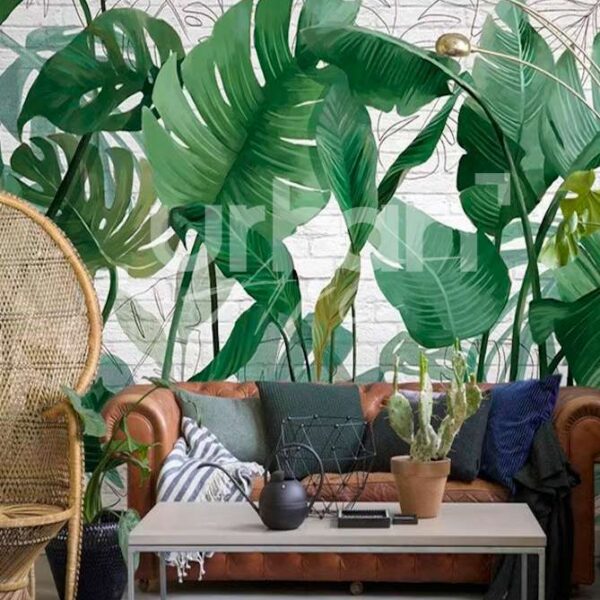 Papier peint Green Tropical
