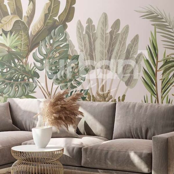 Papier peint jungle tropicale