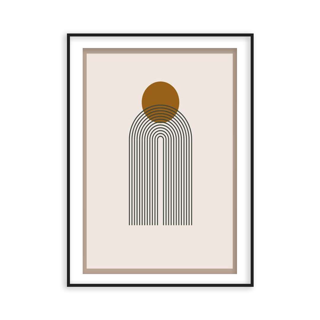 Poster abstrait moderne