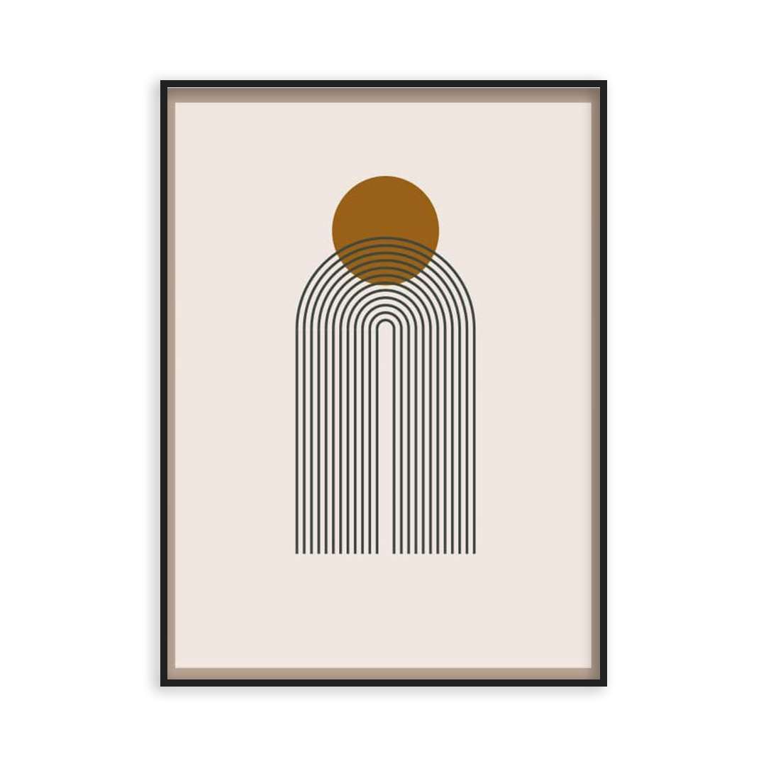 Poster abstrait moderne