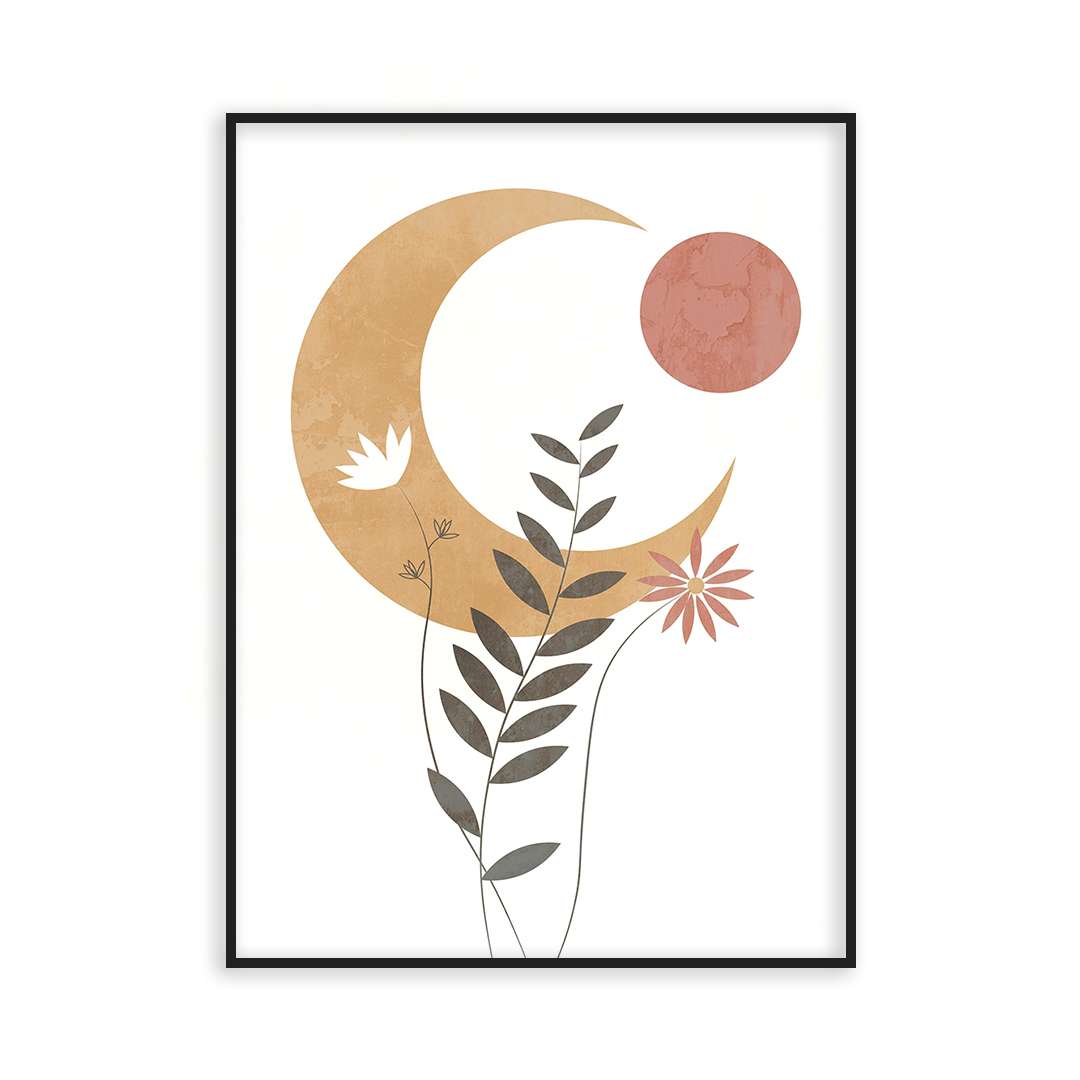 Poster Abstract sunset