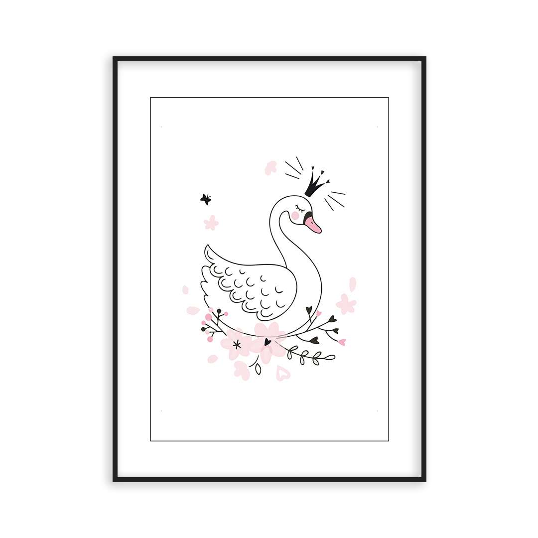 Poster cygne royal