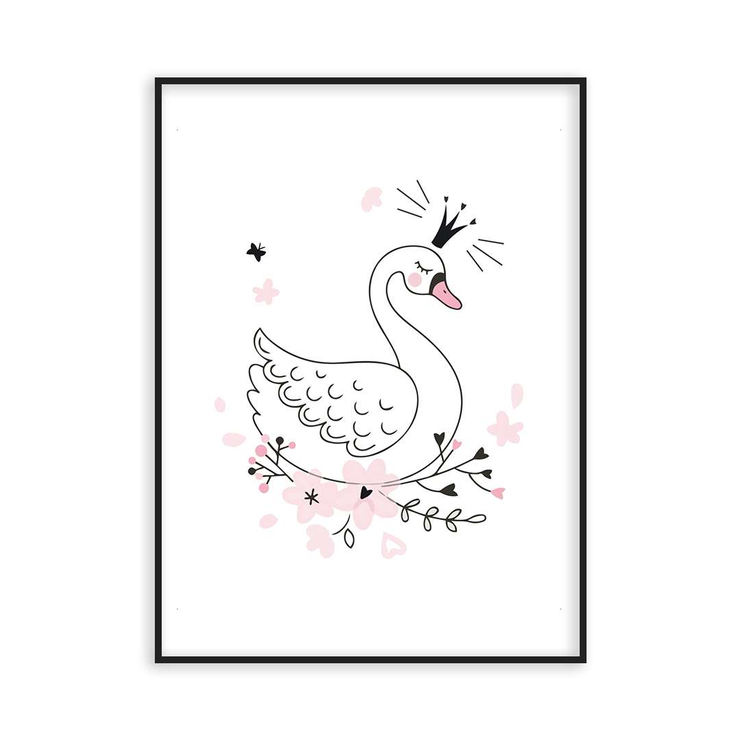 Poster cygne royal