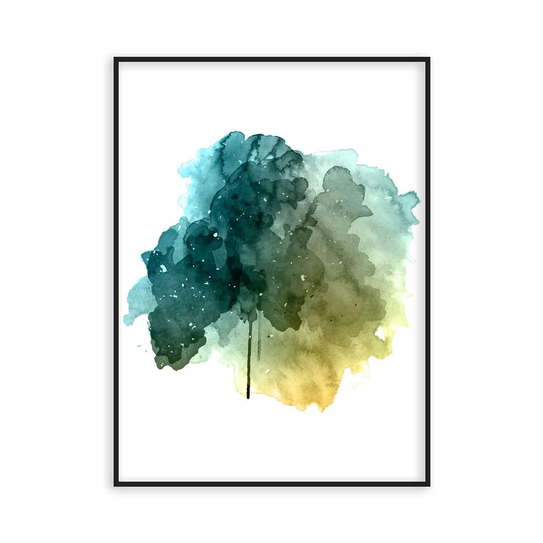 Poster arbre abstraite