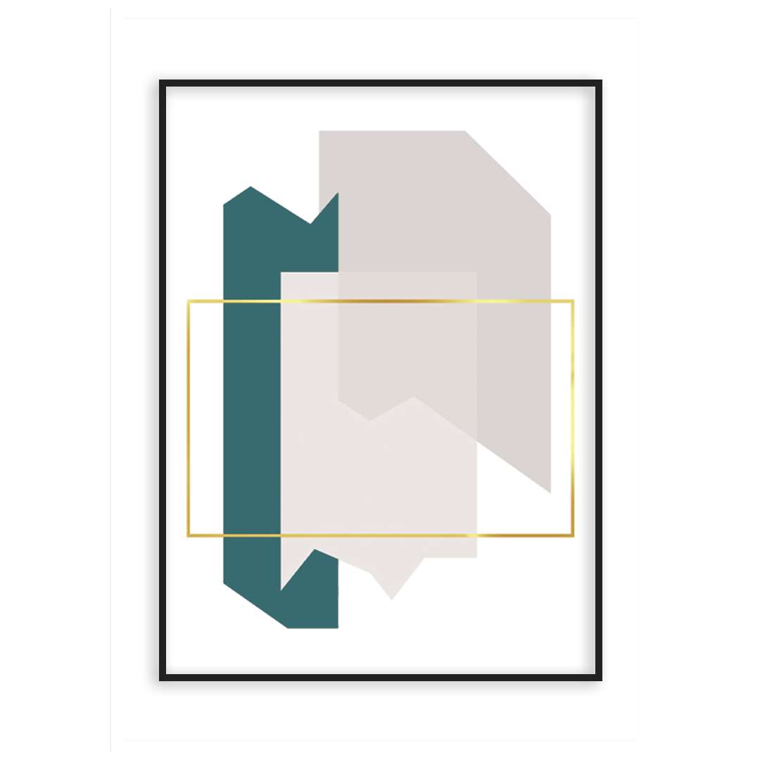Poster forme géométrique