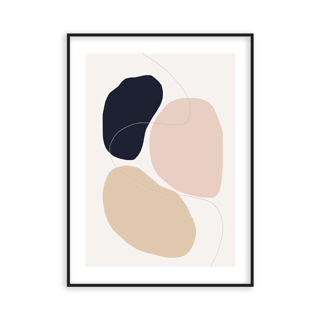 Poster formes pastel
