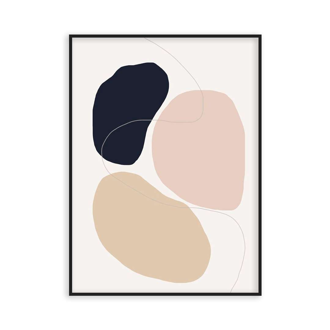 Poster formes pastel