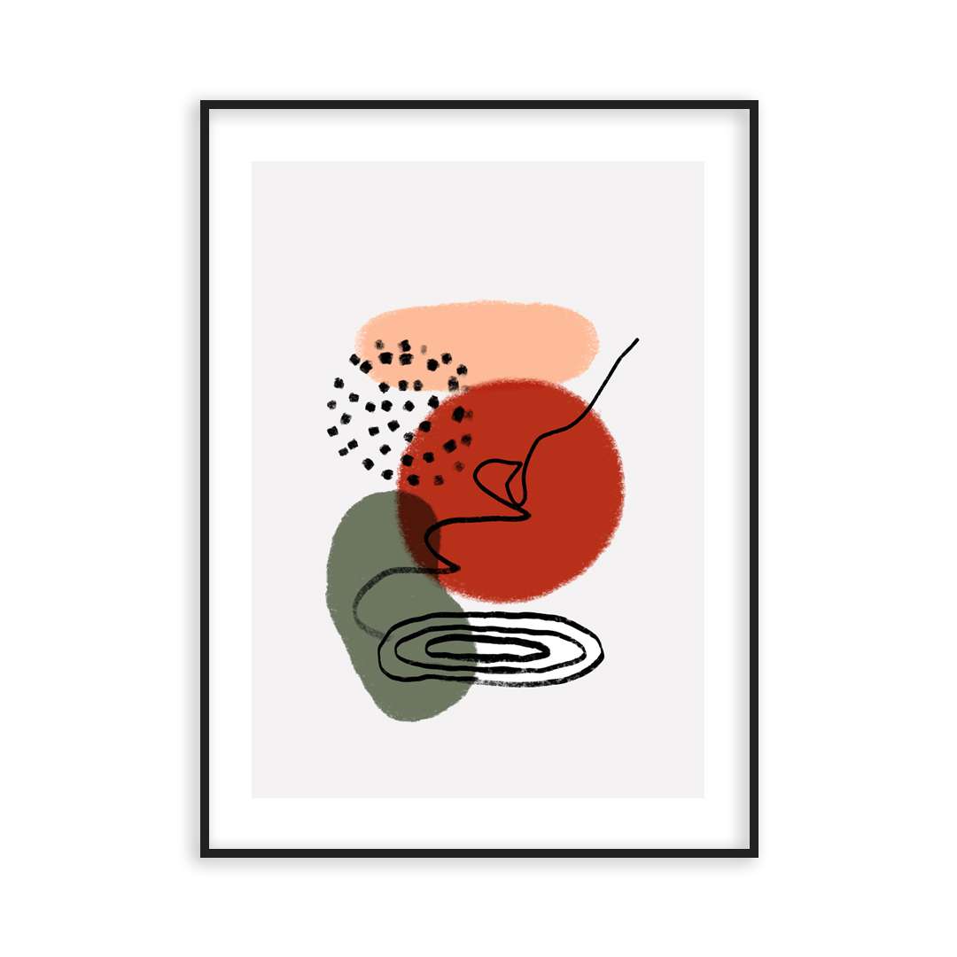 Poster illustration abstraite
