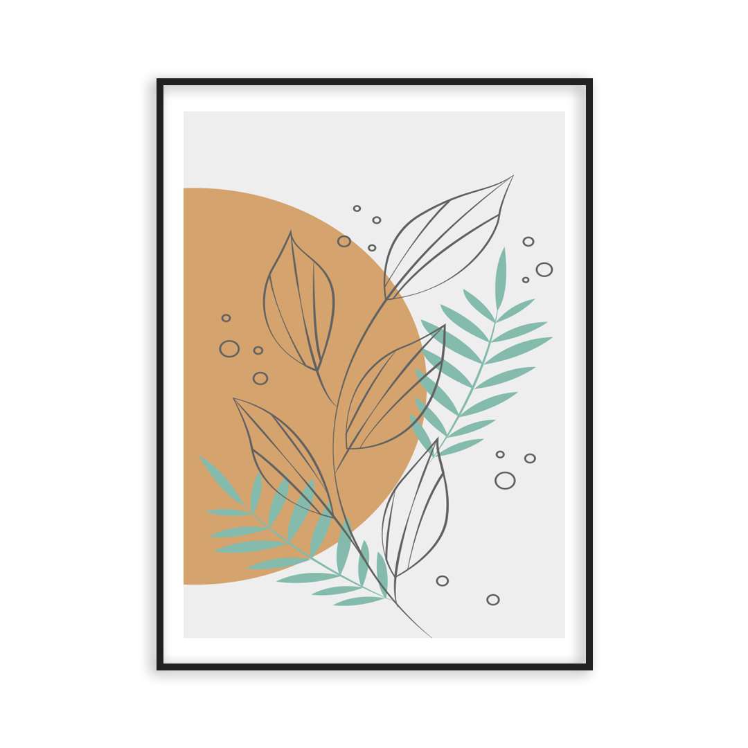 Poster plante ensoleillée
