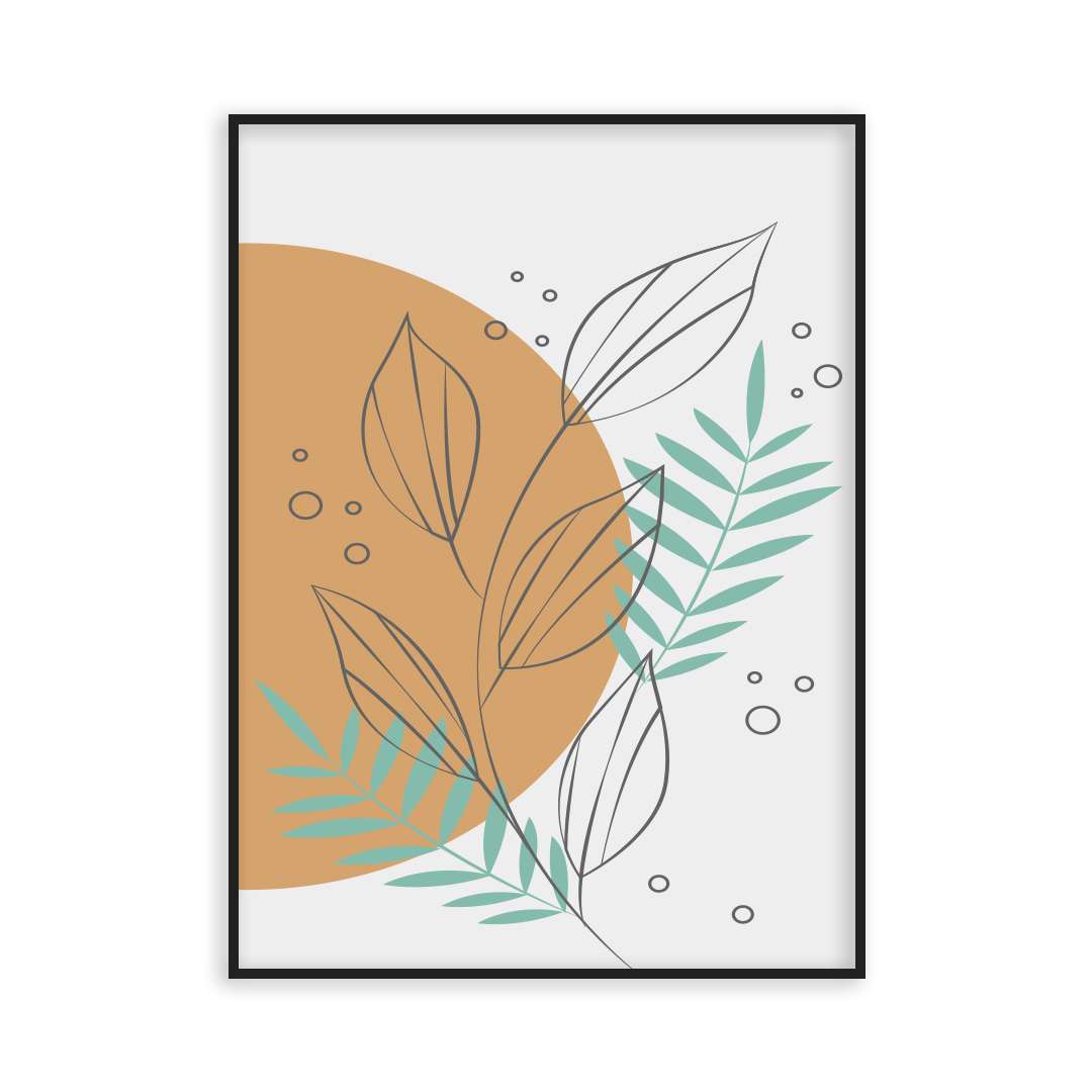 Poster plante ensoleillée