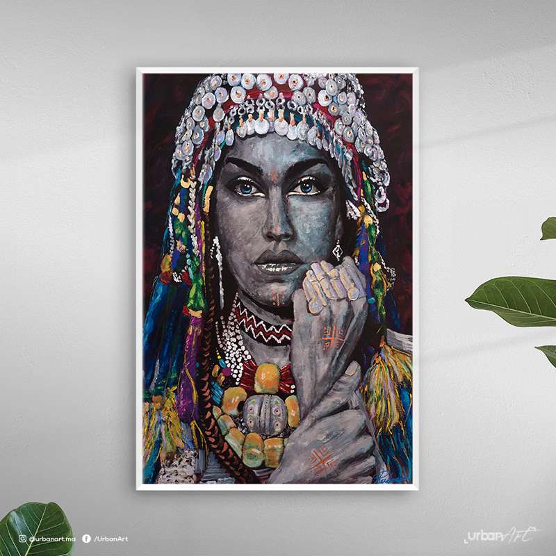 Tableau décoratif une femme berbère