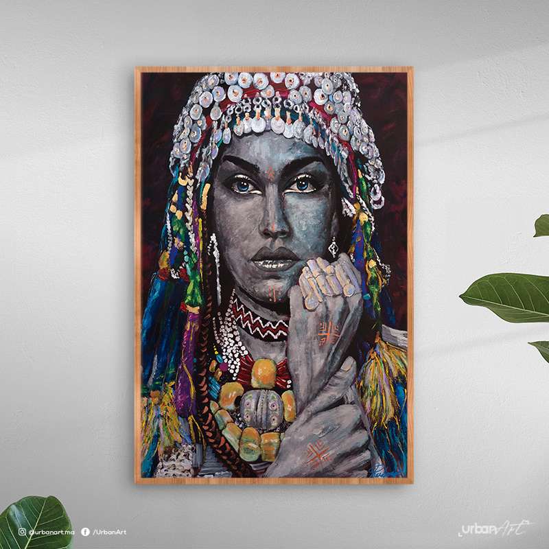 Tableau décoratif une femme berbère