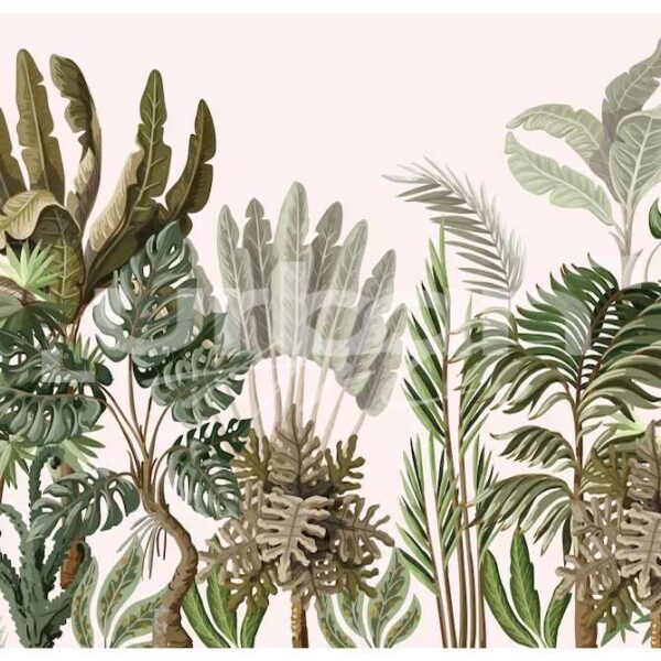 Papier peint jungle tropicale