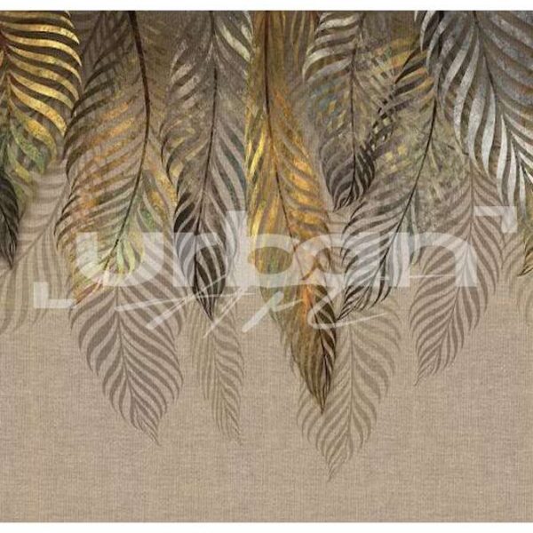 Papier peint Feuilles d’or