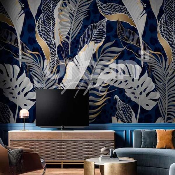 Papier peint Exotic Blue