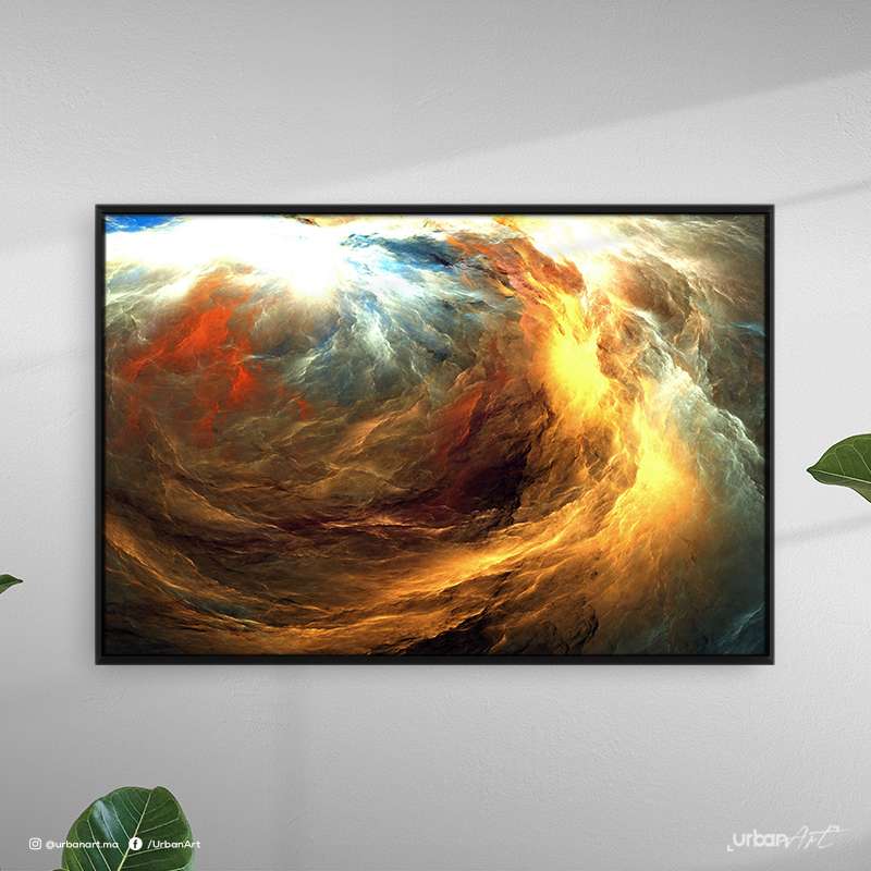 Tableau décoratif nature en colère
