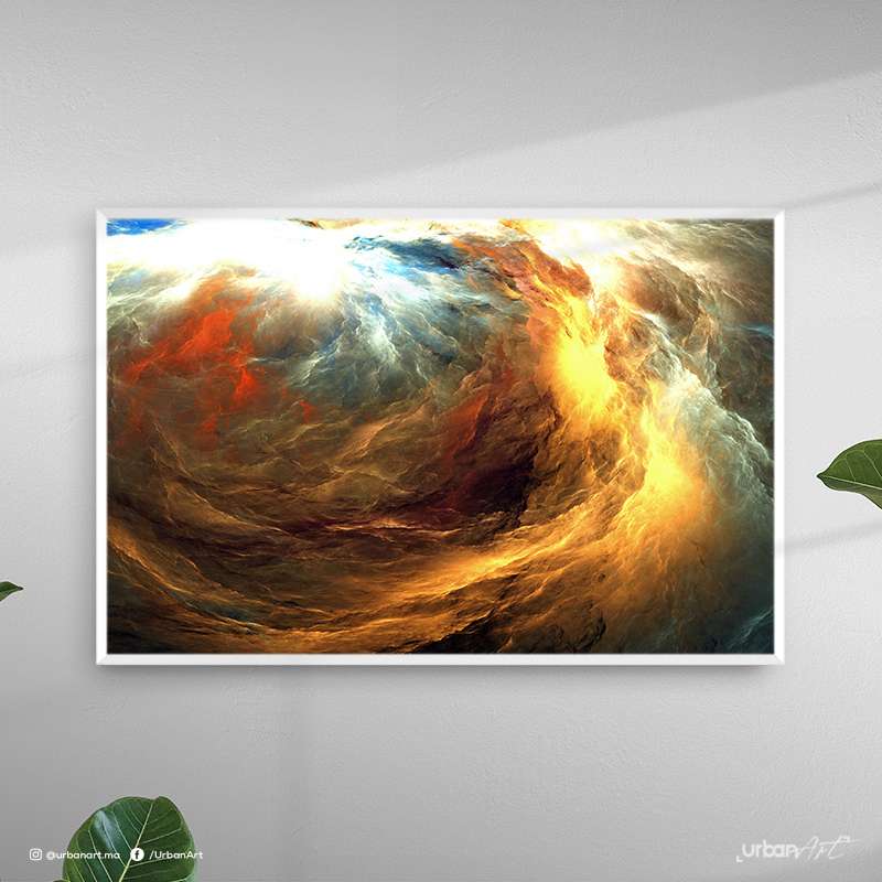 Tableau décoratif nature en colère