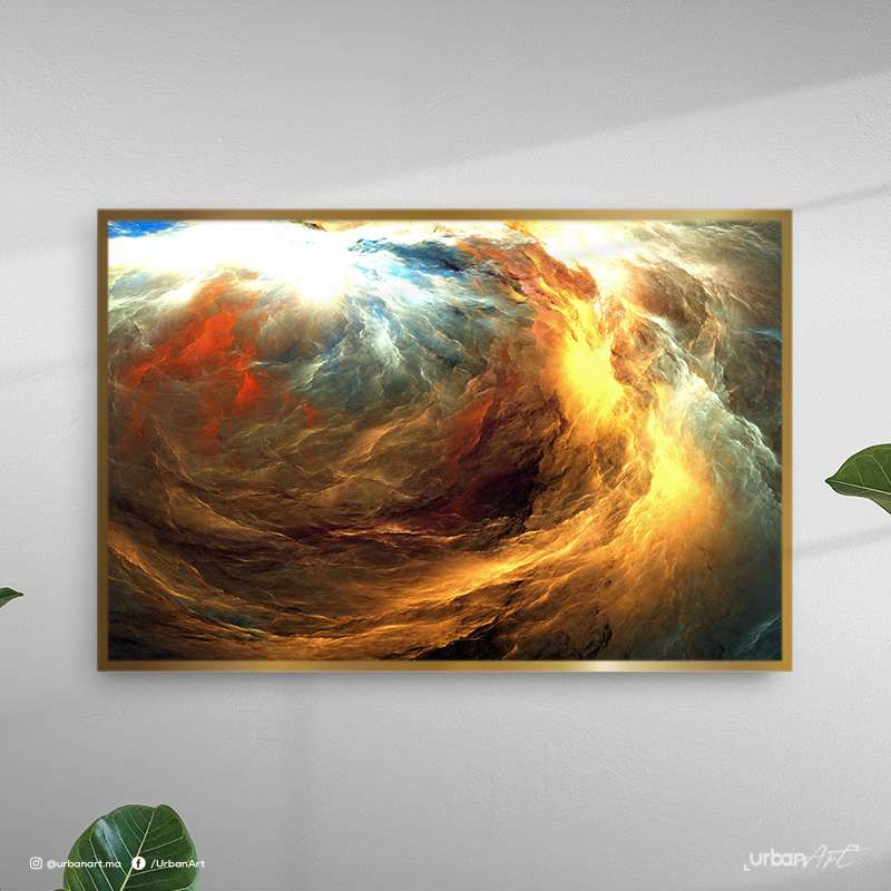Tableau décoratif nature en colère