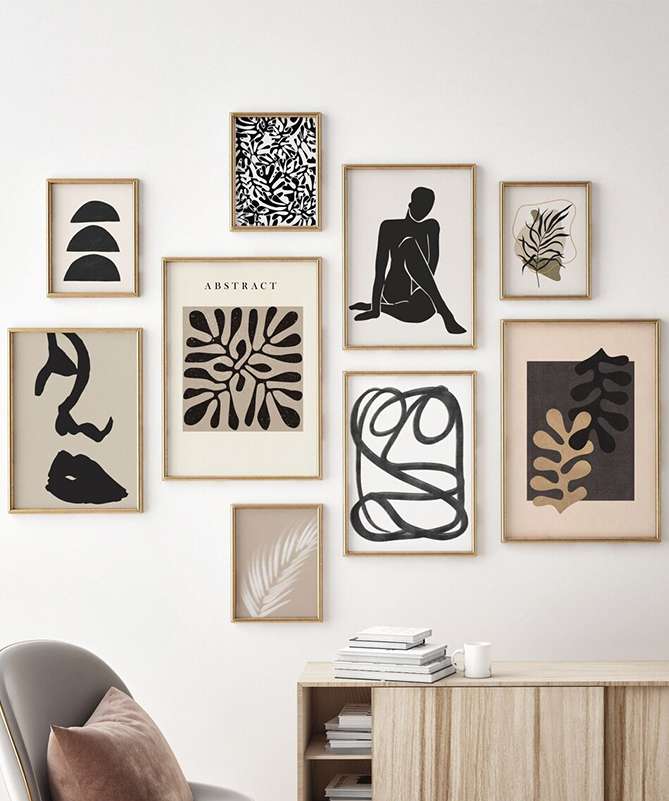 Set Poster Scandinavian style