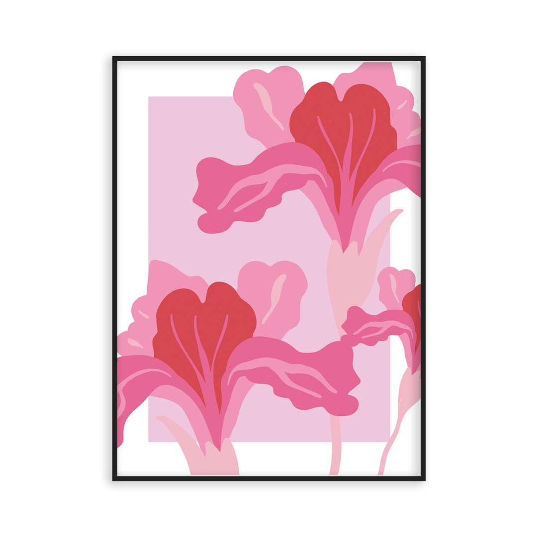 Poster pétale rose