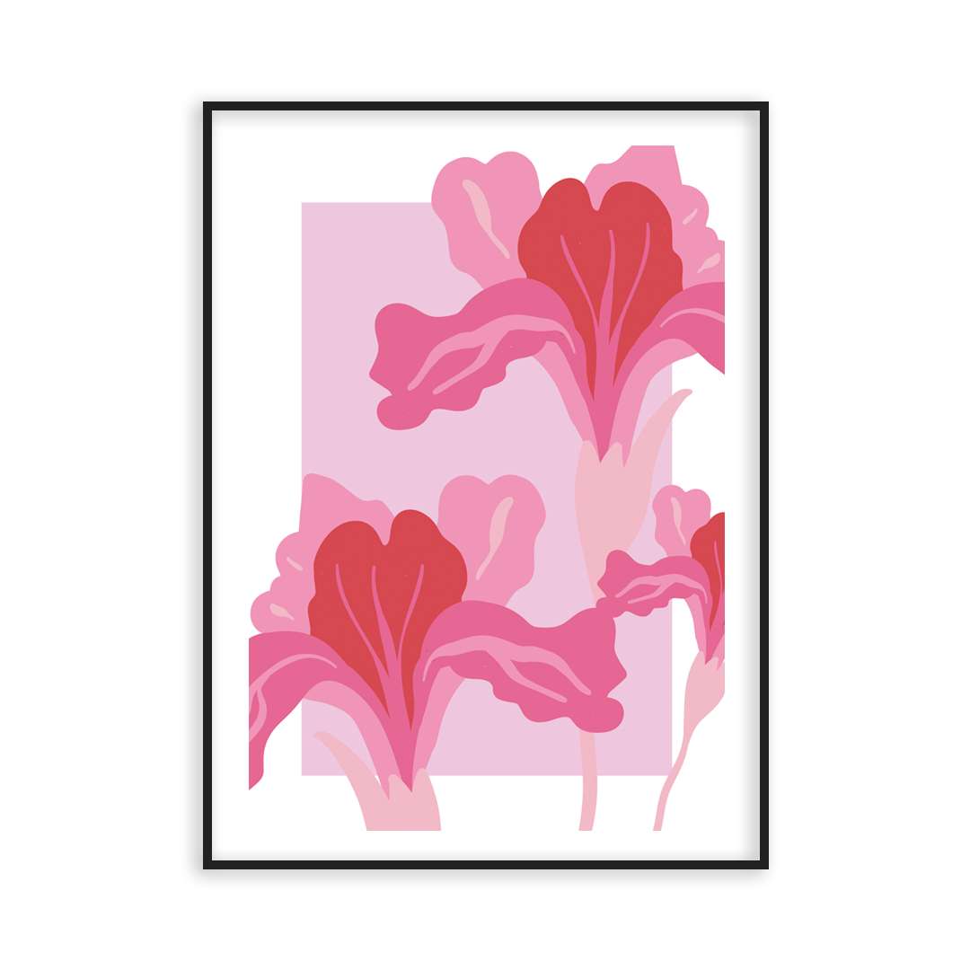 Poster pétale rose