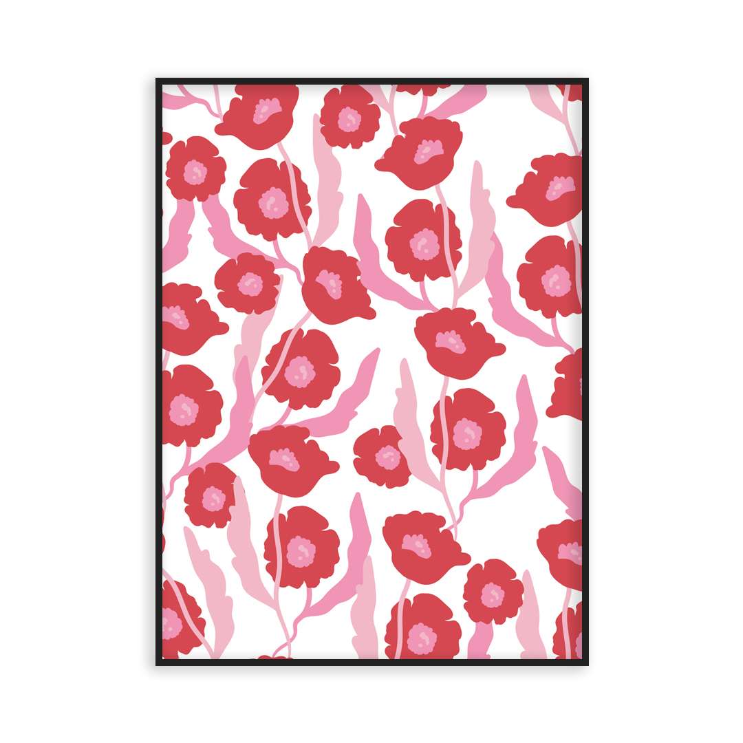 Poster petals rose