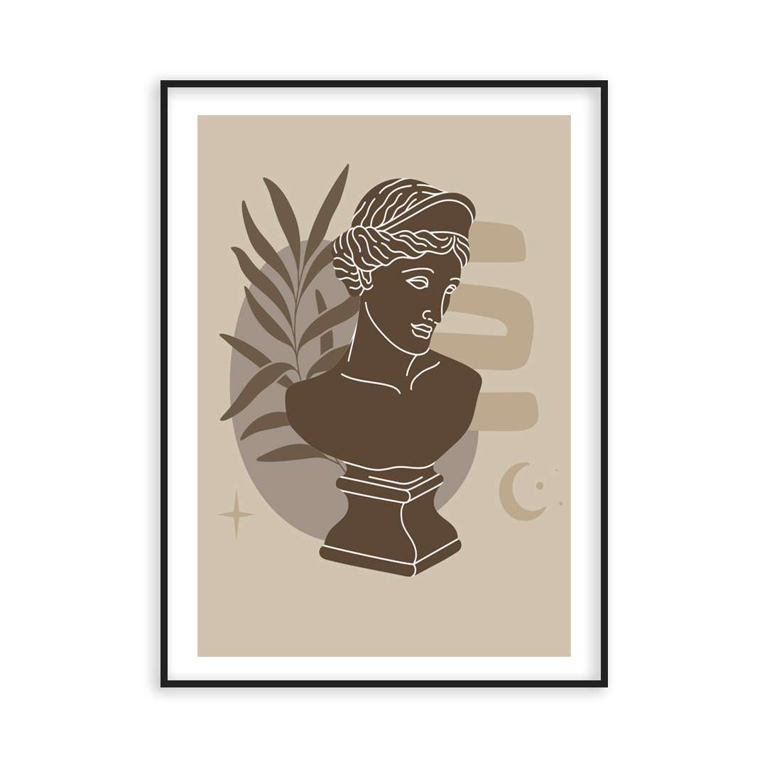 Poster bronze statue romaine