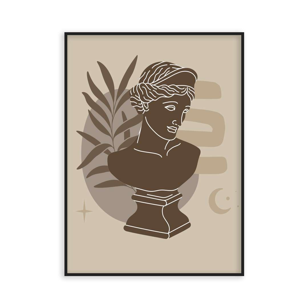 Poster bronze statue romaine
