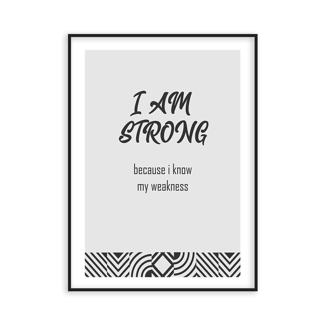 Poster I am strong