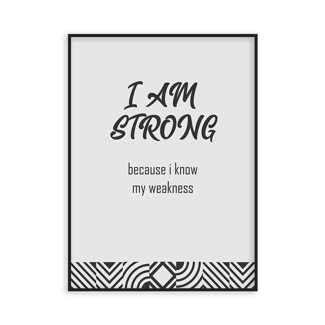 Poster I am strong