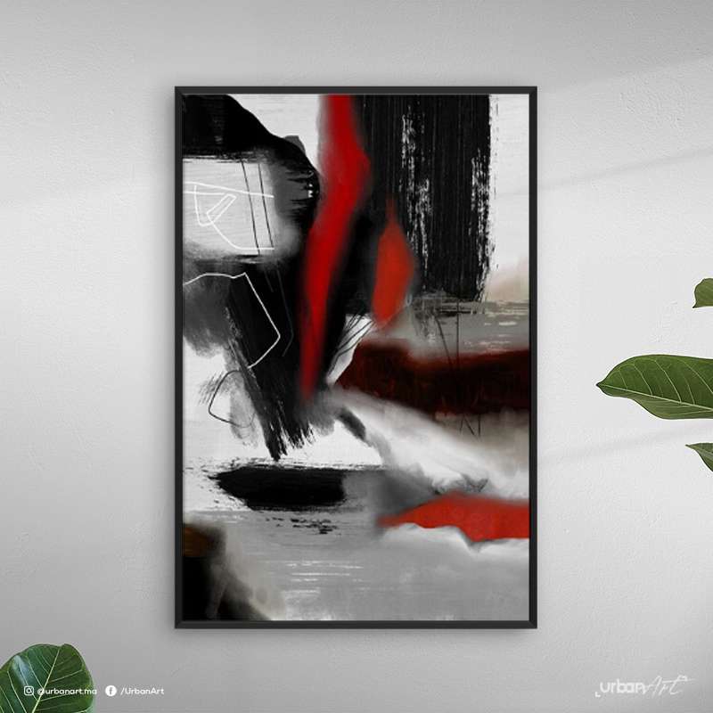 Tableau décoratif Black and Red