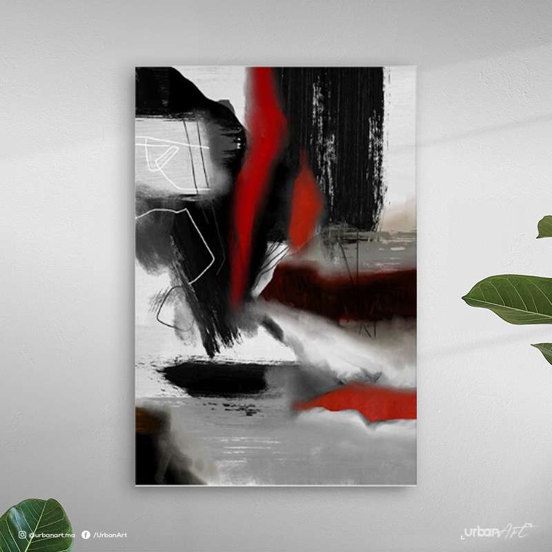 Tableau décoratif Black and Red