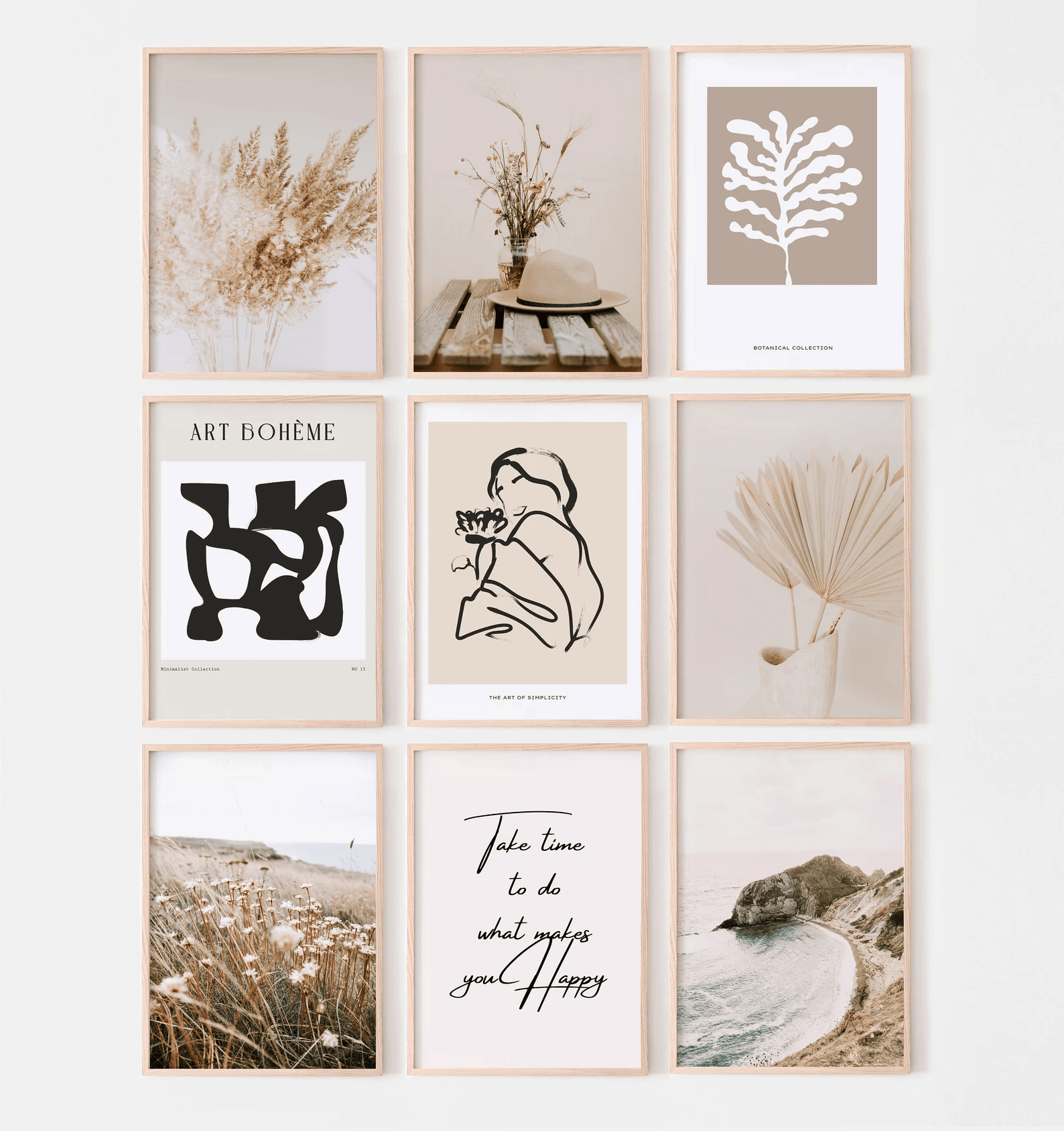 Set Poster Modern Boho Gallery