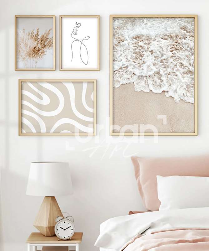 Set Poster Coastal Boho Style