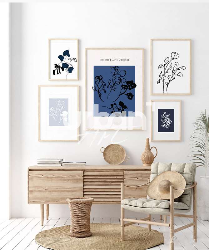 Set Poster Fleurs botanique