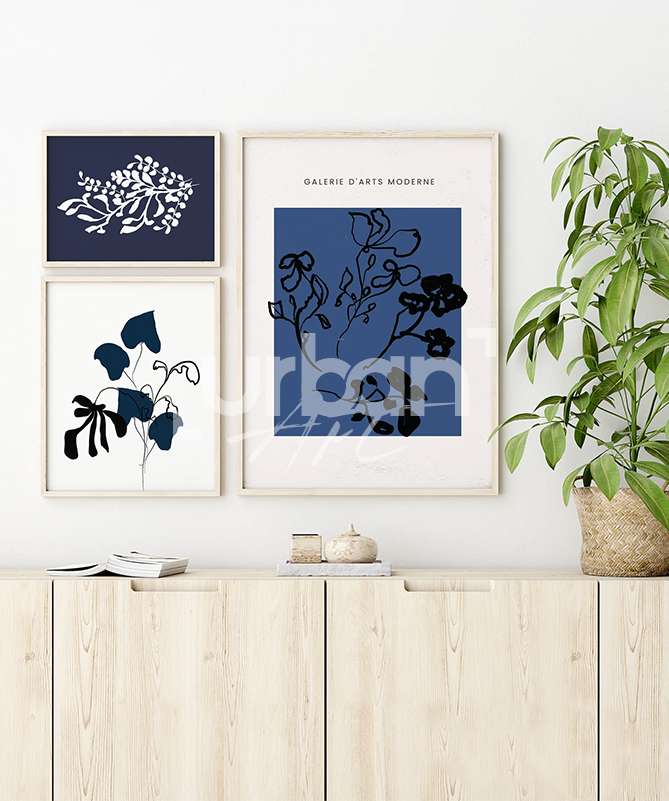 Set Poster Fleurs botanique